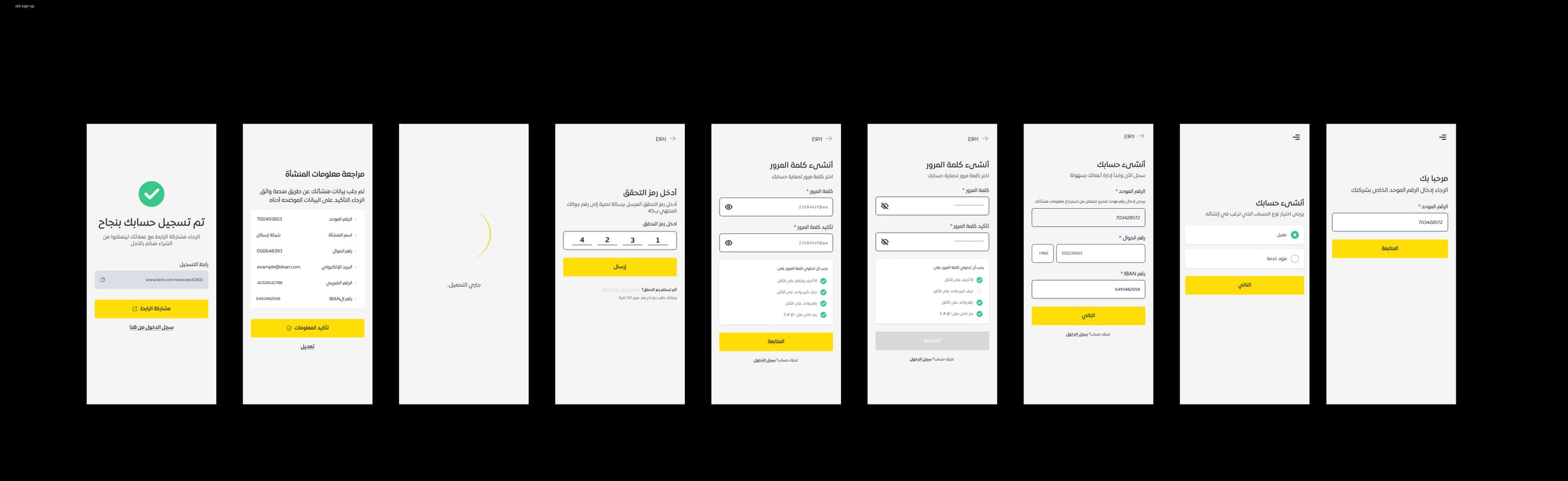 رحلة التسجيل السابقة بمتطلب تحقق مبكر