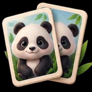 Panda cards from Spot the Difference
