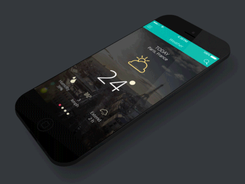 3D weather UI interaction (Copy)